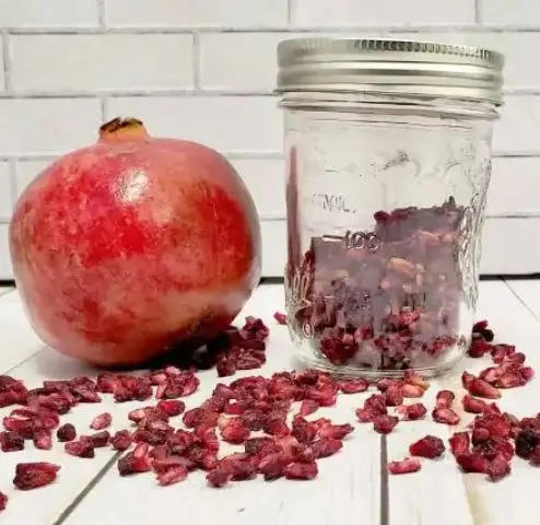 روش خشک کردن انار