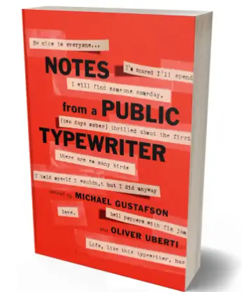 تولد کتاب " یادداشت های یک ماشین تایپ عمومی"