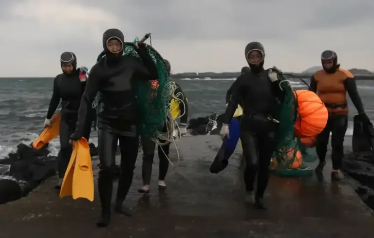 غواصان سنتی زن کره ای