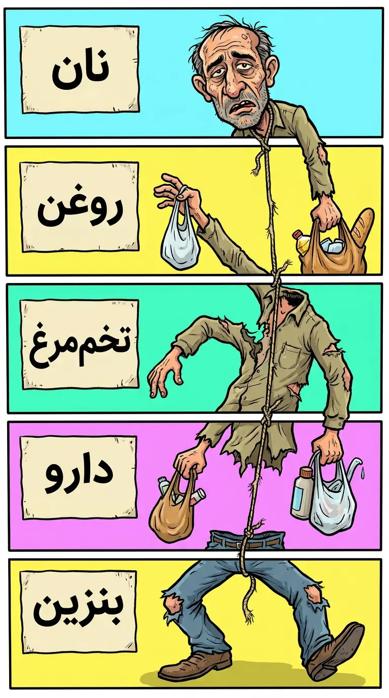مردم در فقر و رژیم در قعر